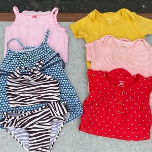 Spring/Summer 12-18 mo girls clothing lot